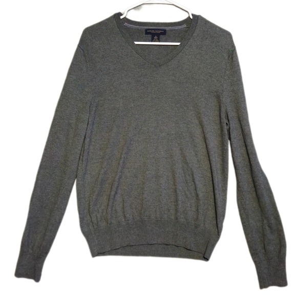 Banana Republic Other - Banana Republic Luxury Blend Sweater Mens Small Charcoal Heather Silk Cashmere